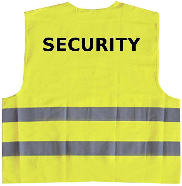 Security Warnweste - Klamotten Druckerei
