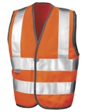 Junior Safety Hi-Viz Vest mit Wunschdruck