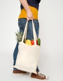 2500x Cotton bag, long handles, Basic with printing