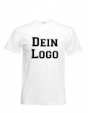 100x Original T | weies T-Shirt mit 1-farbigen Wunschdruck