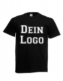 100x Original T | schwarzes T-Shirt mit 1-farbigen Wunschdruck